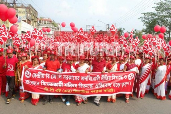 Economic progress 'last item' in CPI-M era: surge of â€˜bandhs cultureâ€™ by unruly CPI-M to lead huge losses for the state economy, train to bus service affected due to the dawn to dusk 12 hrs strike 